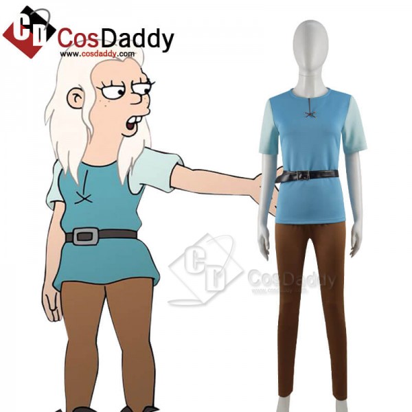 Disenchantment Season 3 Princess Bean Tiabeanie Halloween Cosplay Costumes