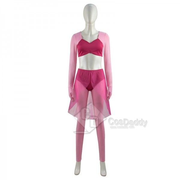 2021 Steven Universe Future Pink Pearl Cosplay Costumes Female Halloween Suit CosDaddy