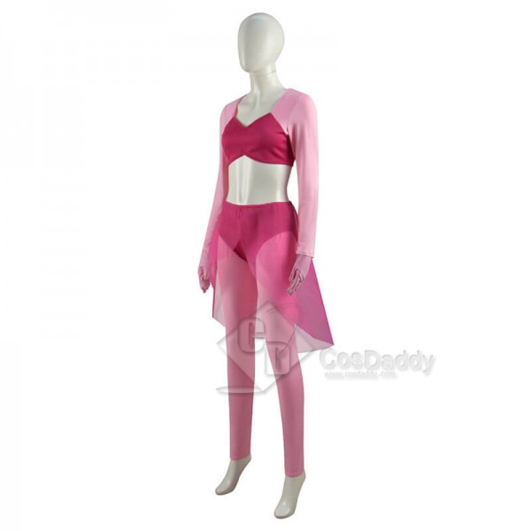 2021 Steven Universe Future Pink Pearl Cosplay Costumes Female Halloween Suit CosDaddy