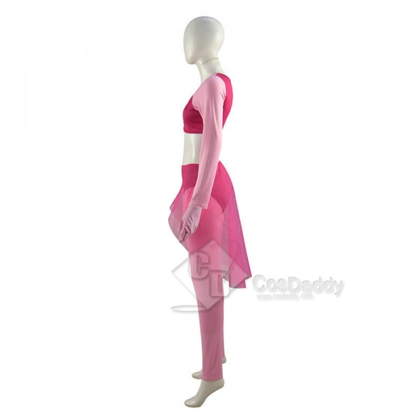 2021 Steven Universe Future Pink Pearl Cosplay Costumes Female Halloween Suit CosDaddy