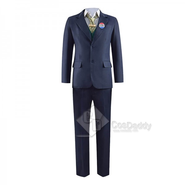 2021 TV Loki Uniform Cosplay Costume Halloween Outfit(Navy Blue Version)