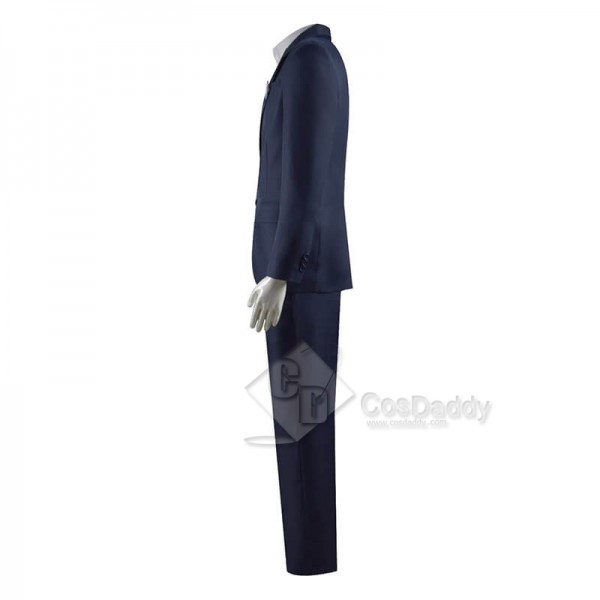 2021 TV Loki Uniform Cosplay Costume Halloween Outfit(Navy Blue Version)