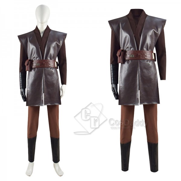 Star Wars Jedi Anakin Skywalker Cosplay Costume Halloween Carnival Outfit