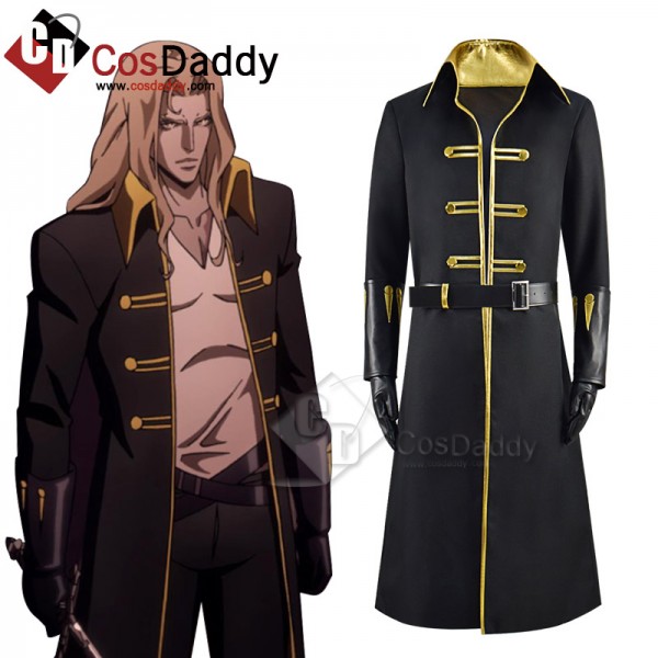 Castlevania Season 4 Alucard Cosplay Costume Black...