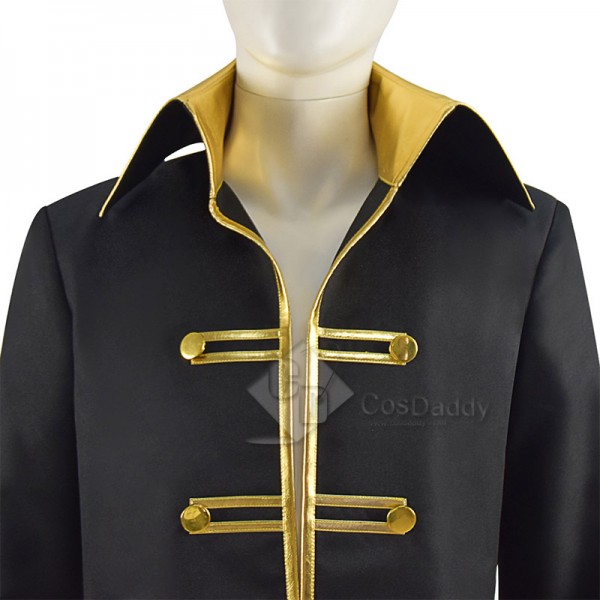 Castlevania Season 4 Alucard Cosplay Costume Black Coat Outfit Halloween Carnival Suit