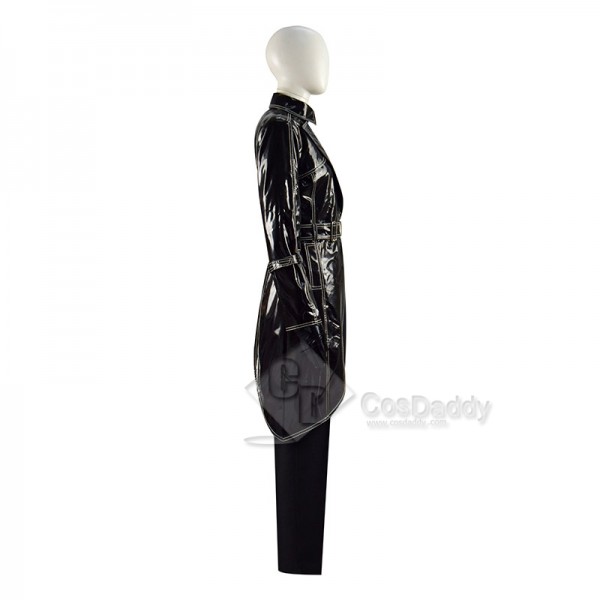 Cruella De Vil Cosplay Costume Cruella Black White Shirt Coat Pants Halloween Suit