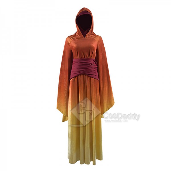 Star Wars Episode 1: The Phantom Menace Queen Padme Amidala Halloween Cosplay Costume Outfit