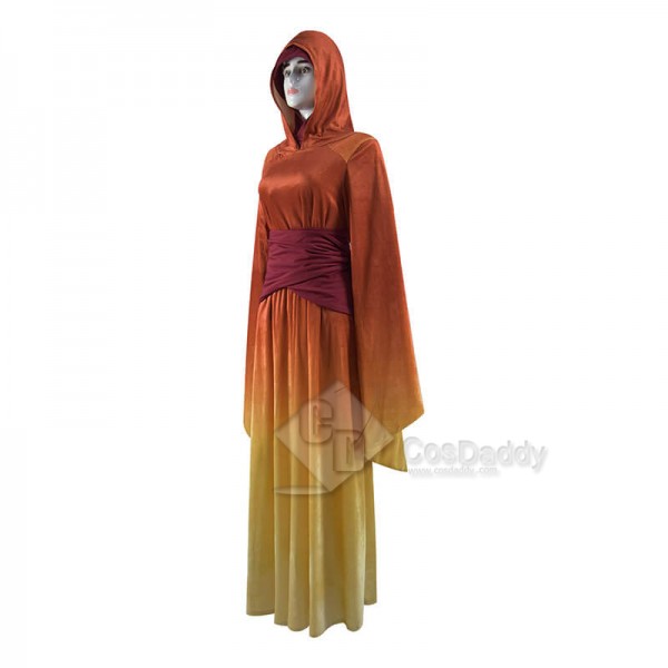 Star Wars Episode 1: The Phantom Menace Queen Padme Amidala Halloween Cosplay Costume Outfit