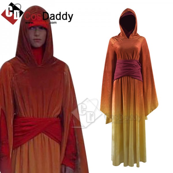 Star Wars Episode 1: The Phantom Menace Queen Padme Amidala Halloween Cosplay Costume Outfit