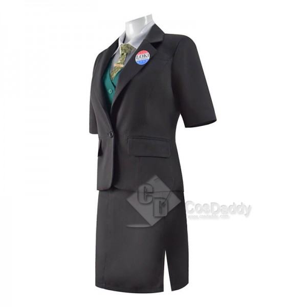 2021 Lady Loki Costume Female Loki Cosplay Costume Uniform for Sale