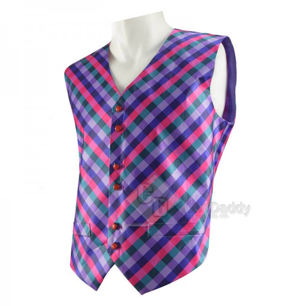 CosDaddy Doctor Who 6th Doctor Waistcoat Sixth Doctor Vest Cosplay Costume