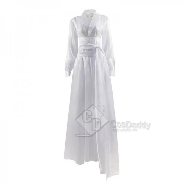 Wonder Woman 1984 Diana Prince White Dress Cosplay Costumes Halloween Women Dress