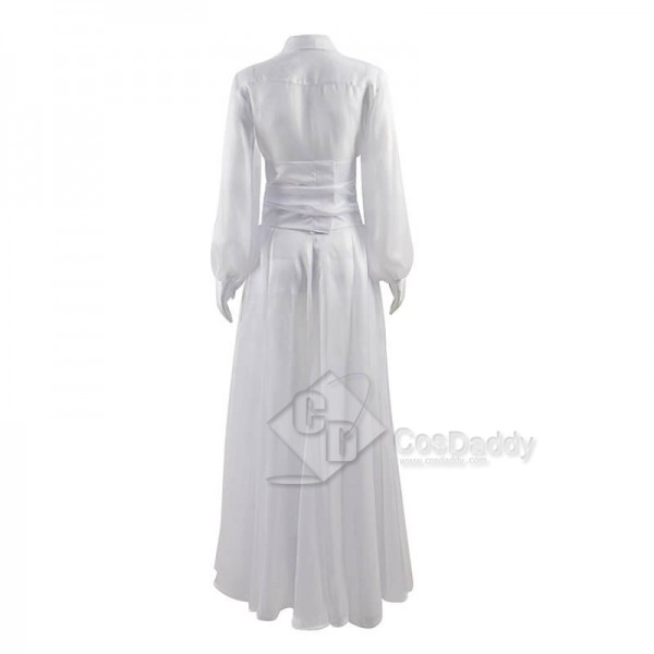 Wonder Woman 1984 Diana Prince White Dress Cosplay Costumes Halloween Women Dress