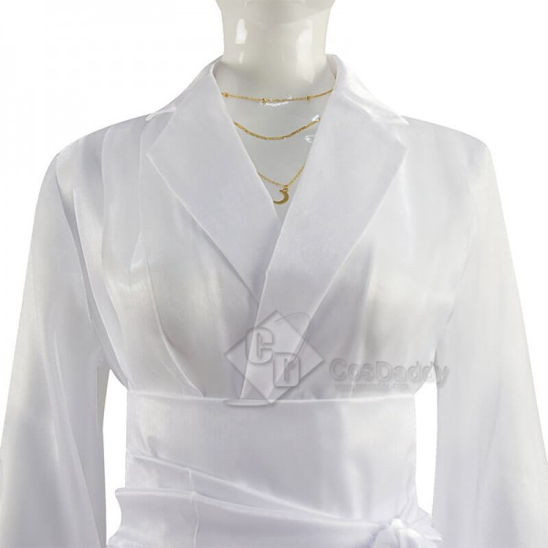 Wonder Woman 1984 Diana Prince White Dress Cosplay Costumes Halloween Women Dress