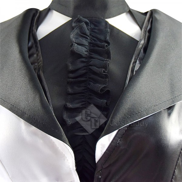 2021 Cruella Dalmatian Coat Costume Cruela Devil Halloween Costumes Ideas Leather Style