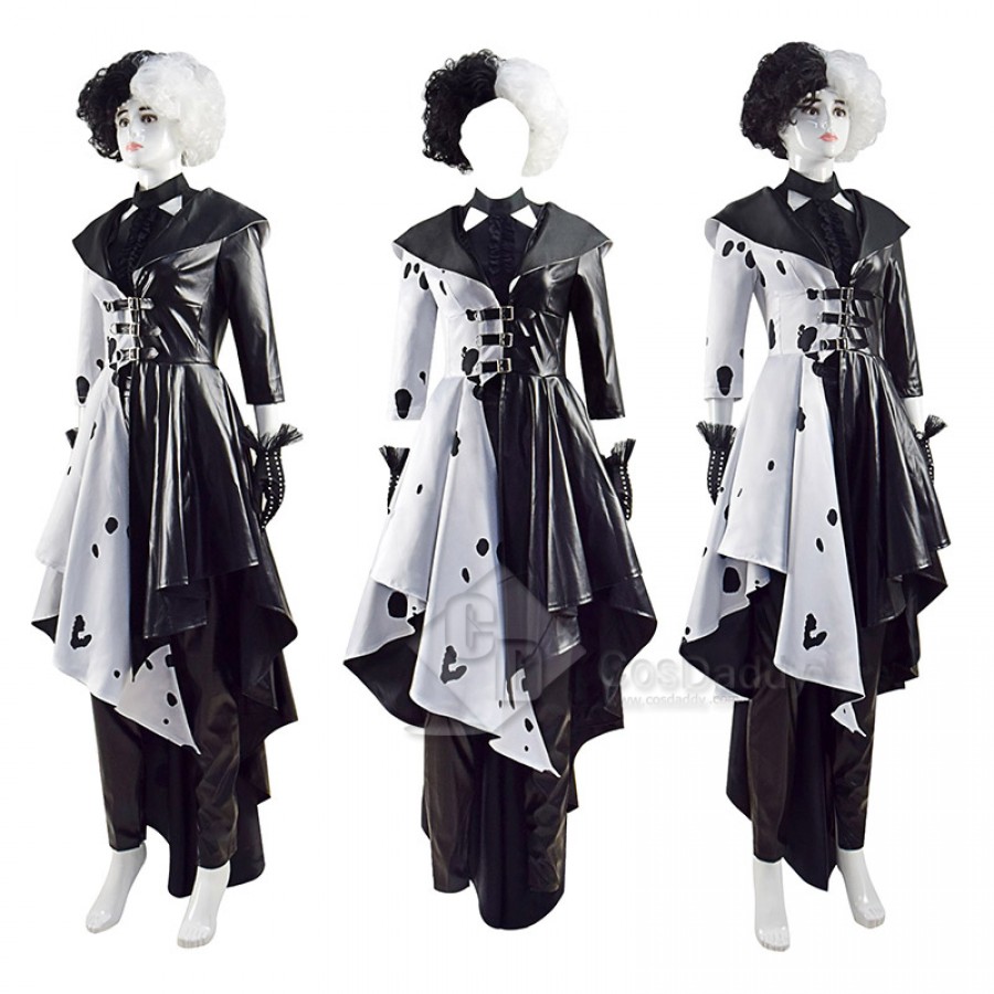 Cruella De Vil Red Dress Emma Stone Cosplay Costumes 2021 CosDaddy