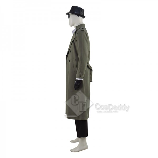 Resident Evil Village Karl Heisenberg Cosplay Costume Olive Drab Windbreakers Full Set