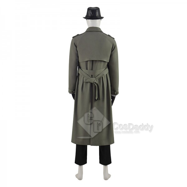 Resident Evil Village Karl Heisenberg Cosplay Costume Olive Drab Windbreakers Full Set