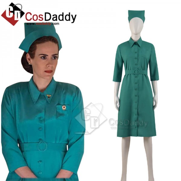 Ratched Season 1 Nurse Mildred Ratched Dress Cosplay Outfits for Women CosDaddy