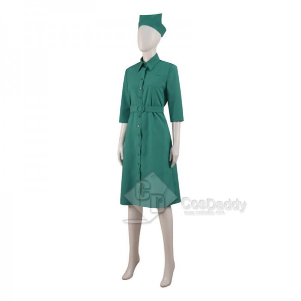 Ratched Season 1 Nurse Mildred Ratched Dress Cosplay Outfits for Women CosDaddy