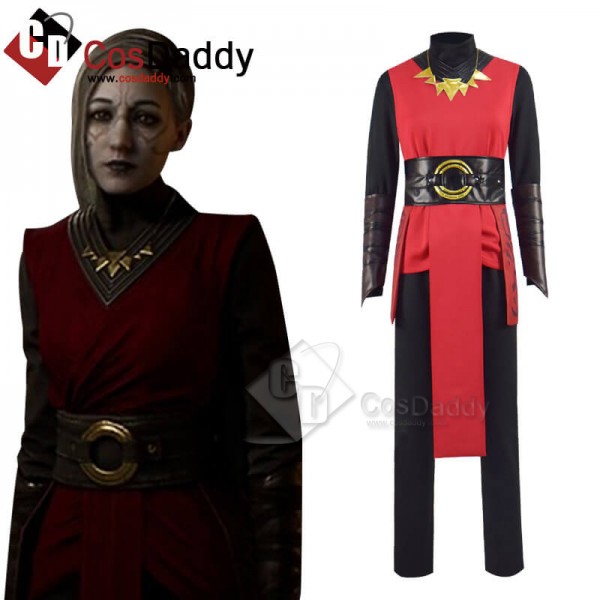 Star Wars Jedi Fallen Order Nightsister Merrin Costume Halloween Cosplay Outfit