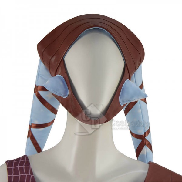 Star Wars Aayla Secura Cosplay Costumes For Sexy Halloween Carnival Suit