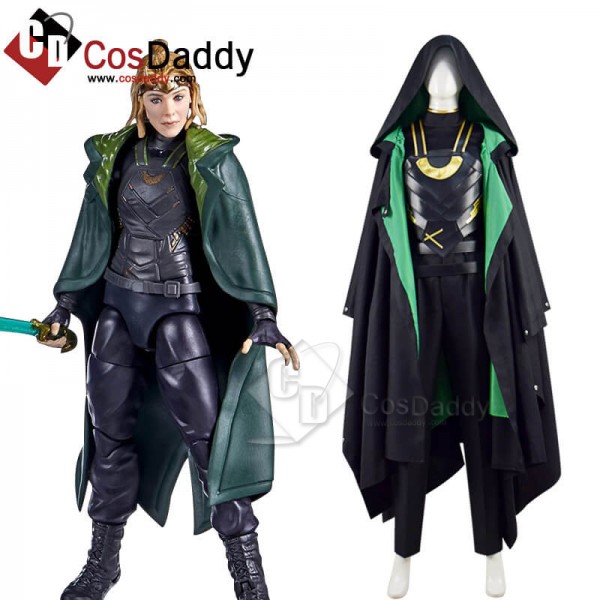 2021 Lady Loki Costumes Variant Loki Sylvie Cosplay Costumes for Halloween CosDaddy