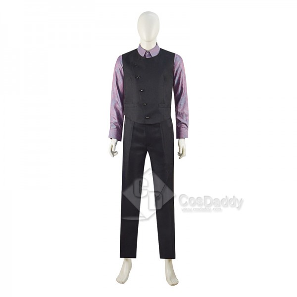 Charlie And The Chocolate Factory Willy Wonka Cosplay Costume Jacket Coat For Kids Adults