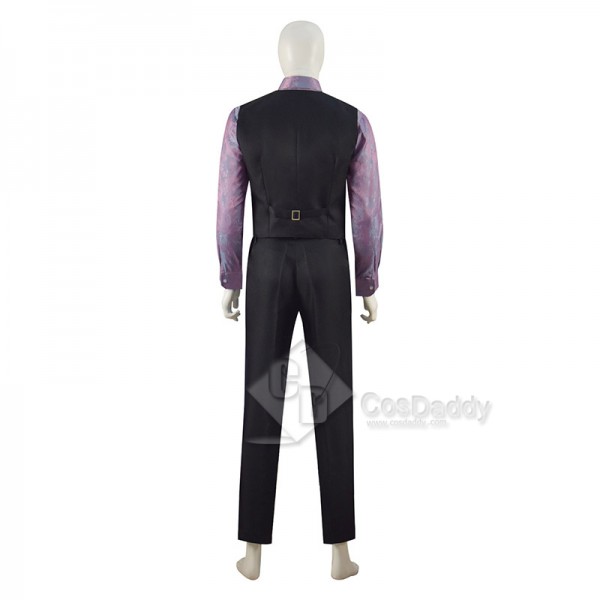 Charlie And The Chocolate Factory Willy Wonka Cosplay Costume Jacket Coat For Kids Adults