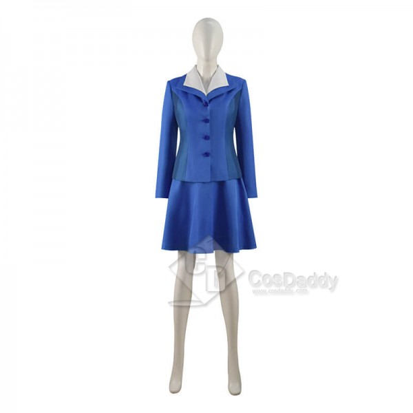 What If Agent Peggy Carter Uniform Dress Cosplay Costumes CosDaddy