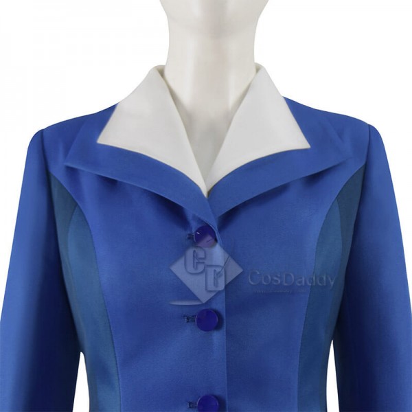 What If Agent Peggy Carter Uniform Dress Cosplay Costumes CosDaddy