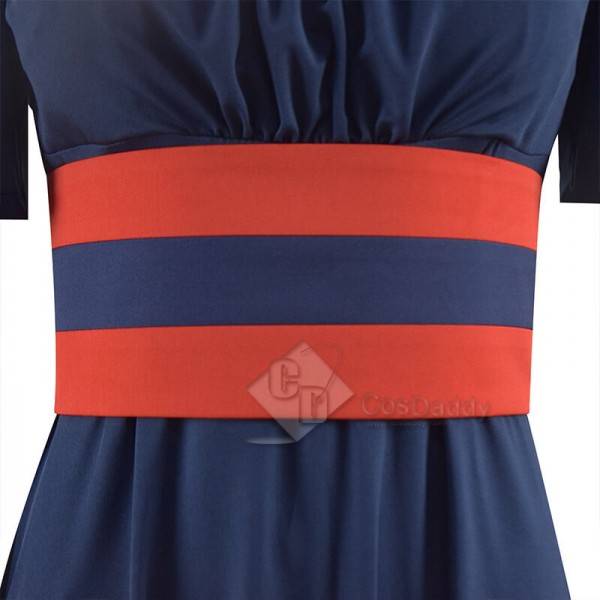 CosDaddy What If Peggy Carter Blue Dress Classic Peggy Dress Cosplay Costumes