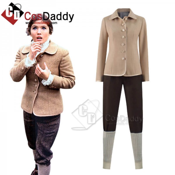 CosDaddy Victoria Waterfield Coat Doctor Who Companion The Abominable Snowmen Cosplay Costumes