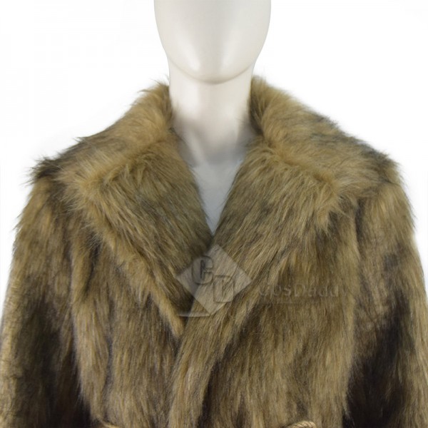 CosDaddy The Abominable Snowman The Second Doctor Fur Coat Cosplay Costumes