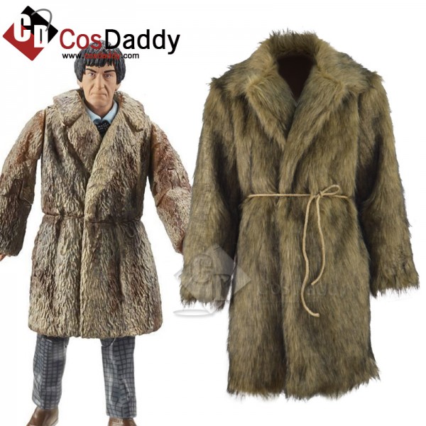 CosDaddy The Abominable Snowman The Second Doctor Fur Coat Cosplay Costumes