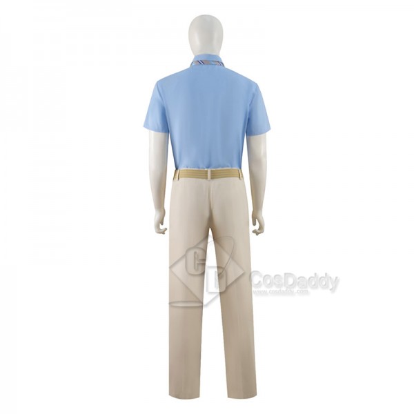 Free Guy Ryan Reynolds Cosplay Costume Shirt Pants Full Set Halloween Suit