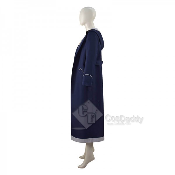 CosDaddy Doctor Who Flux 13th Doctor New Coat Jodie Whittaker Thirteenth Doctor Navy Blue Coat Cosplay Costumes