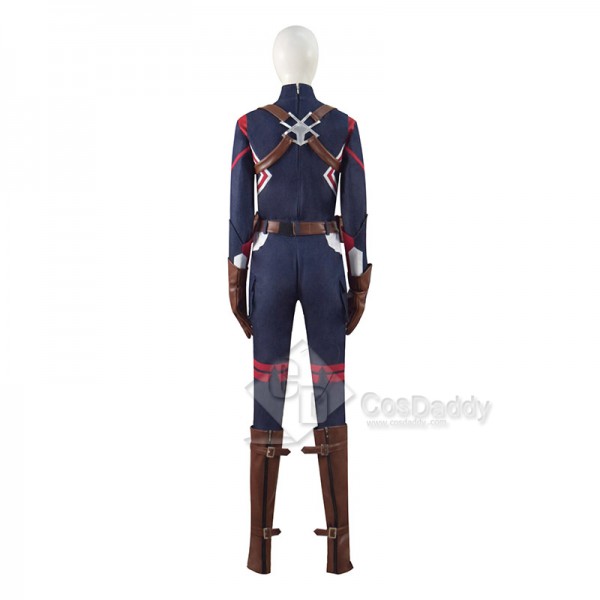 What If Peggy Carter Agent Captain Carter Cosplay Costume Halloween Outfit