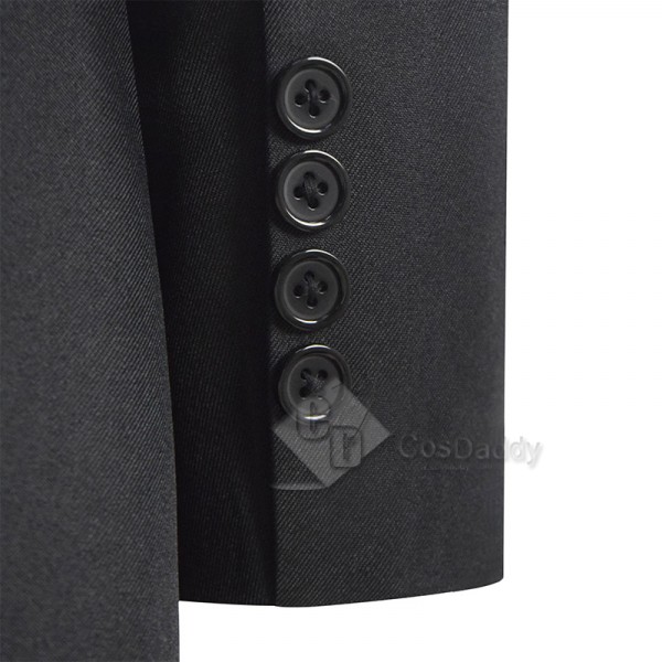 2021 Movie The Matrix: Resurrections Neo Cosplay Costume Black Trench Coat