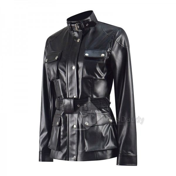 The Twilight Saga Kristen Stewart Belstaff ​Trialmaster Motorcycle Jacket Replica Antique Leather Coat