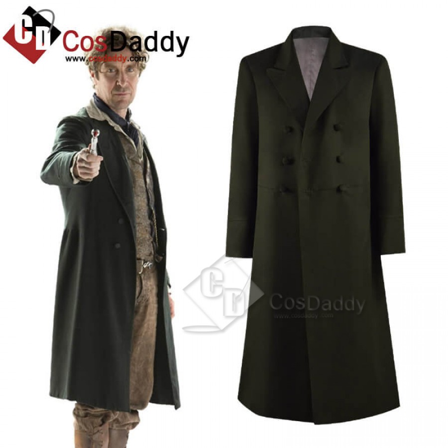 Doctor Who 8th Dr Paul McGann Cosplay Costume Suit Outfit Halloween Costume 