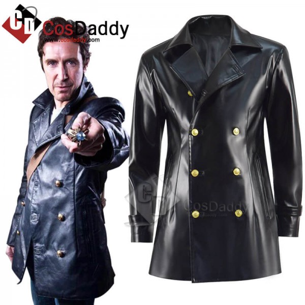 New Eigth Doctor Costumes 8th Doctor Leather Jacke...