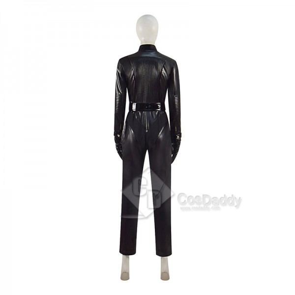 2022 Movie The Batman Catwoman Cosplay Costume Super Heroine Suit Black Sexy Jumpsuit