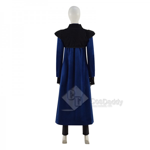 The Wheel of Time Moiraine Damodred Cosplay Costume Blue Cape Outfits Halloween Carnival Suit