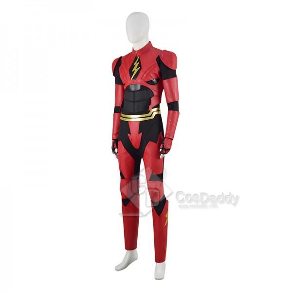 2022 Movie Justice League The Flash Barry Allen Cosplay Costume Halloween Carnival Suit