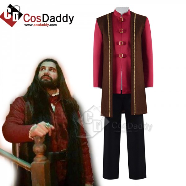 TV What We Do In The Shadows Season 2 Nandor the Relentless Cosplay Costume Halloween Suit