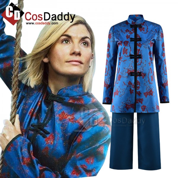 Legend of the Sea Devil 13th Doctor Jodie Whittaker Cosplay Costume 13th Doctor Coat