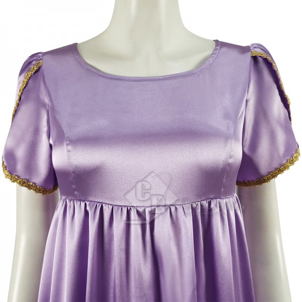 2022 Regency Bridgerton Daphne Cosplay Costume Jane Austen Style Purple Dress Halloween Party Suit