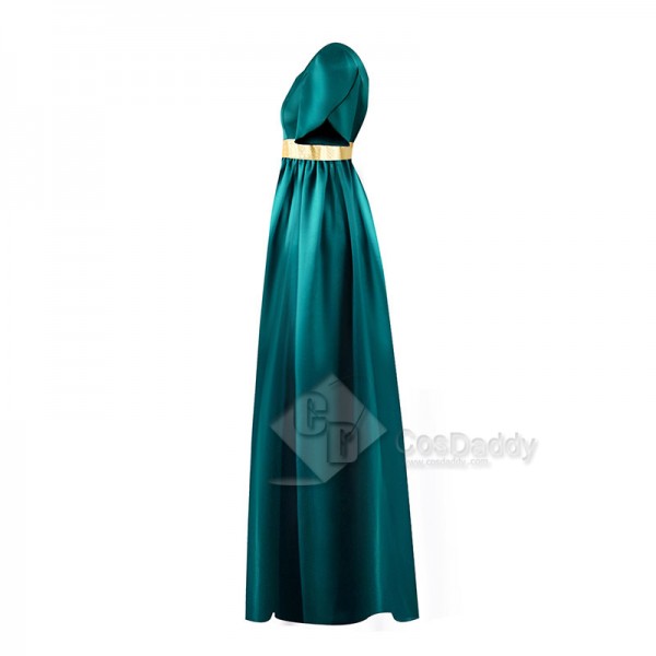 2022 Regency Bridgerton Kate Sharma Cosplay Costume Blue Jane Austen Style Dress Halloween Carnival Suit