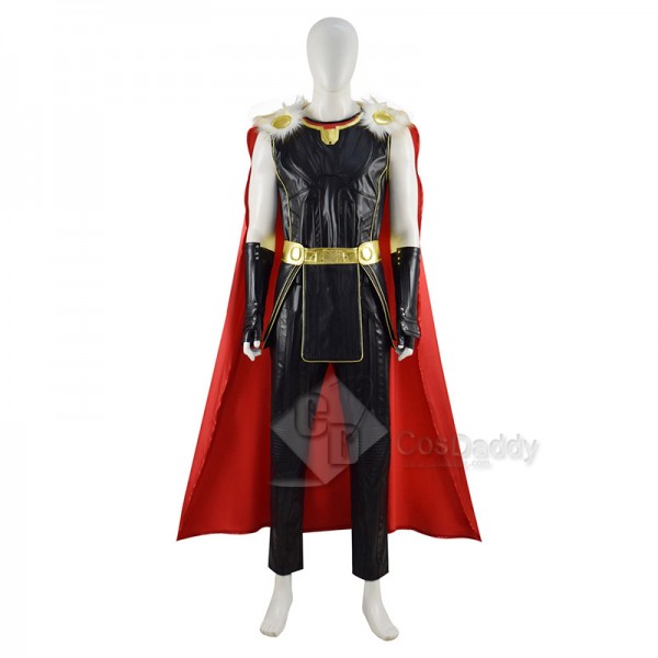 Thor 4: Love and Thunder Thor Odinson Black Battle Suit Cosplay Costume